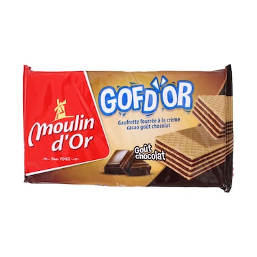 Moulin d'Or Chocolate Wafer 100g