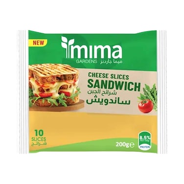 Mima Gardens Cheese Slices Sandwich 10 Slices 200g