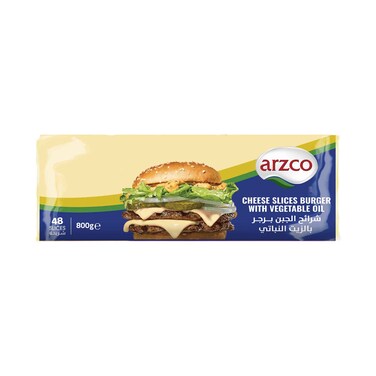 Arzco Premium Burger Cheese Slices 48 Pieces