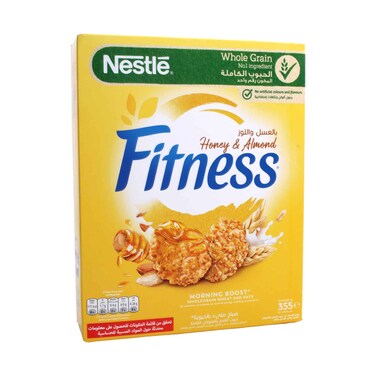 Nestle Fitness Honey And Almond Breakfast Cereal 355g