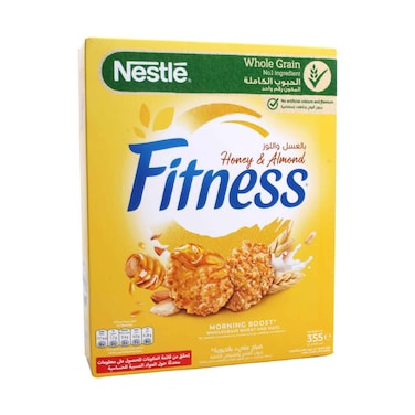 Nestle Fitness Honey And Almond Breakfast Cereal 355g