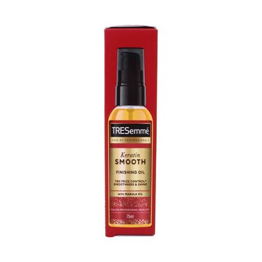 Tresemme Keratin Smooth Finishing Oil 72hrs Frizz Control Smoothness And Shine With Marula Oil 75ml