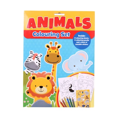 Alligator Animals Coloring Set Assorted