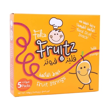 Felis Fruitz Strings Mango Fruit Snacks 100g