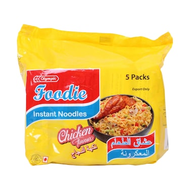 Olympic Foodie Instant Noodles Chicken Flavor 62g x 5 Pieces