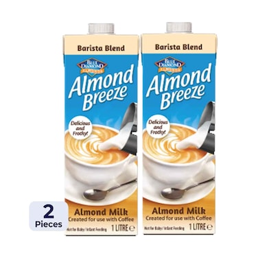 Blue Diamond Almonds Breeze Barista Blend Drink 1L x2 Pieces