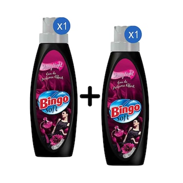 منعم أقمشة بينغو سوفت ستاري نايت معطر 1 لتر + قطعة واحدة