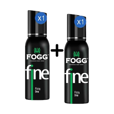 Fogg Body Spray Fine Fizzy Dew Fragrance 120ml + 1 Piece
