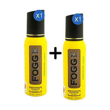 Fogg Body Spray Dynamic Fragrance 120ml + 1 Piece