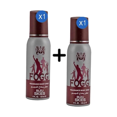 Fogg Body Spray Bleu Skies 120ml + 1 Piece