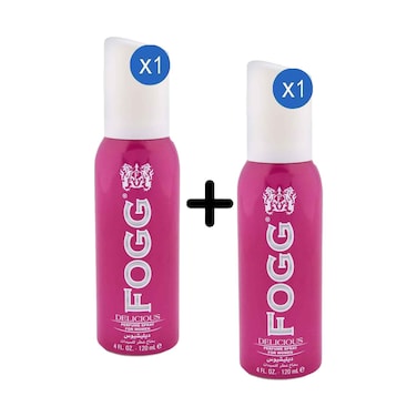 Fogg Delicious Perfume Spray 120ml + 1 Piece