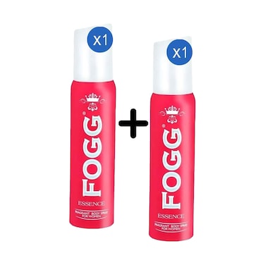 FOGG DEO SPRAY ESSENCE WOMN 120MLX2