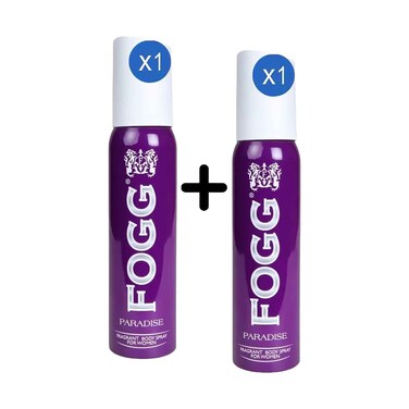 FOGG DEO SPR PARADISE WOMEN 120MLX2