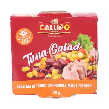 Callipo Yellowfin Tuna Salad Beans, Corn &amp; Peppers 150g