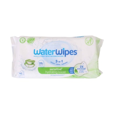 WaterWipes Hydrating Clean Wipes 60s