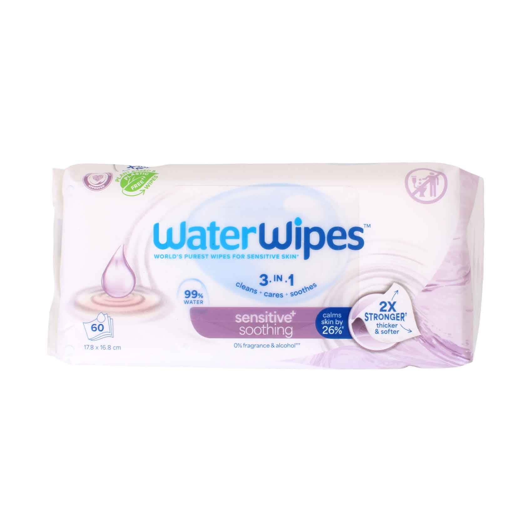 WaterWipes Soothing Clean Wipes 60s