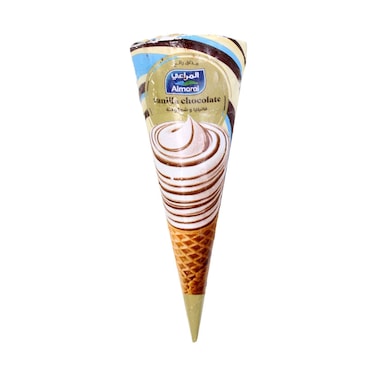 Almarai Vanilla &amp; Chocolate Swirl Ice Cream Cone 120ml