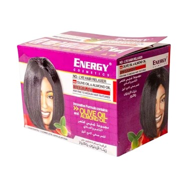Energy No Lye Hair Relaxer Kit Assorted