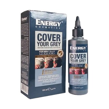 Energy Cosmetics Cover Your Grey For Men 125ml