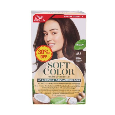 Wella Soft Color Kit 30 Dark Brown 70ml