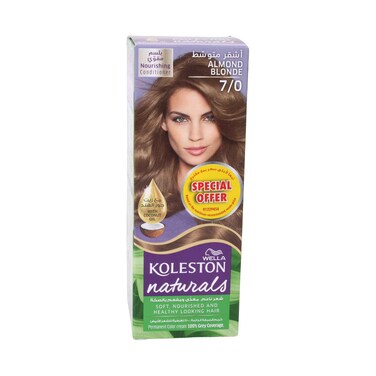 Koleston Naturals Hair Color Almond Blonde 7/0 50ml