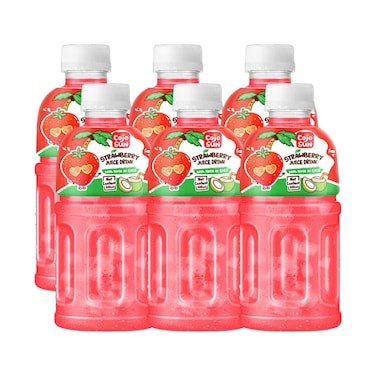 Cojo Sun Strawberry Water With Nata De Coco 320mlx6 Pieces