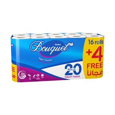 Sanita Bouquet 3 Ply Toilet Rolls 20 Pieces