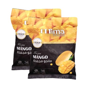 Mima Frozen Mango Chunks 400gx2 Pieces