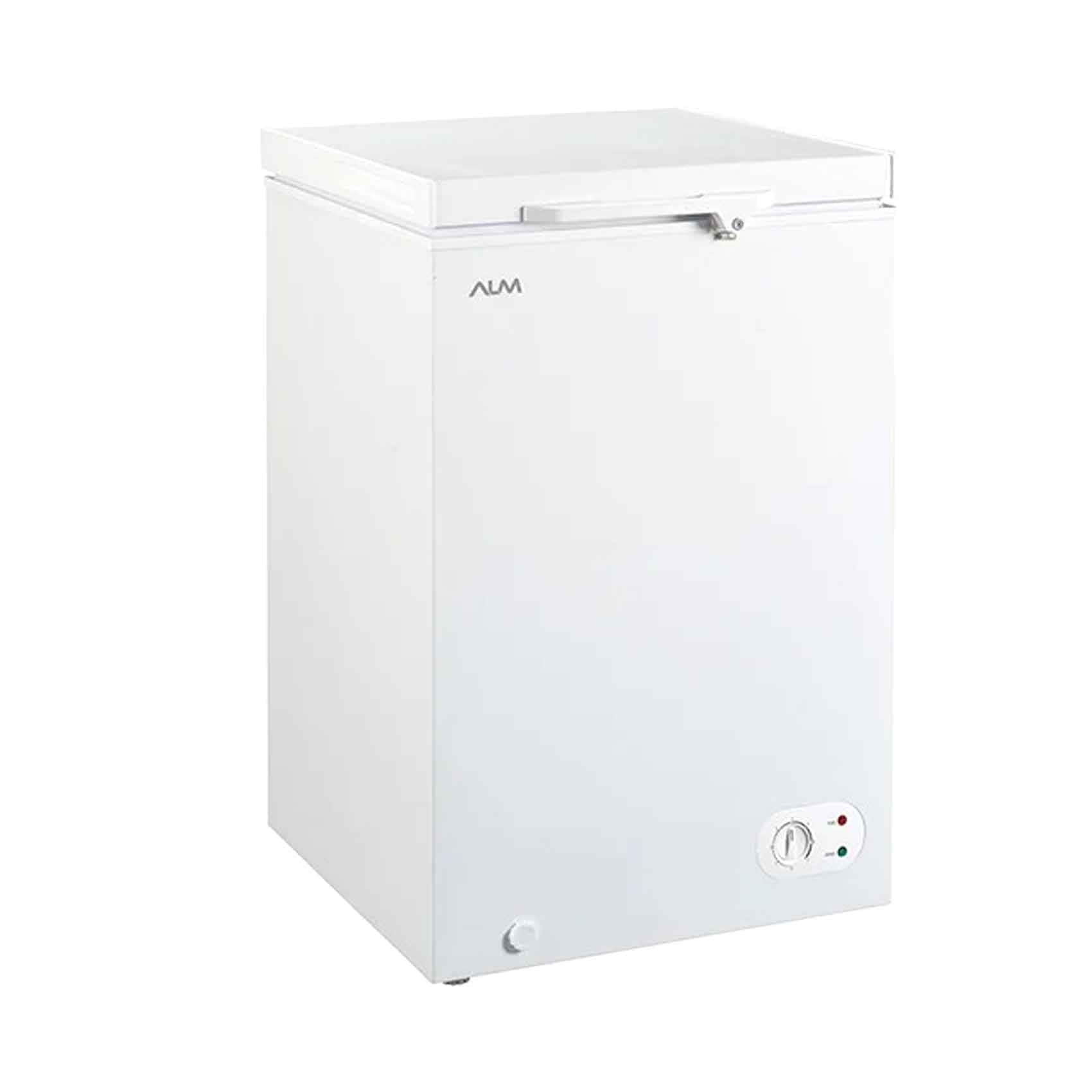 ALM Chest Freezer 140L White