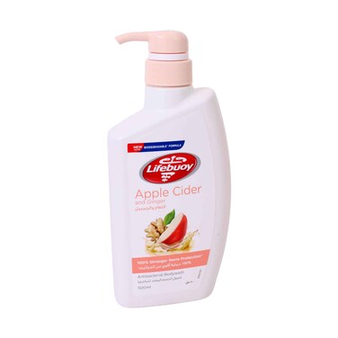 Lifebuoy Apple Cider And Ginger Antibacterial Bodywash 500ml