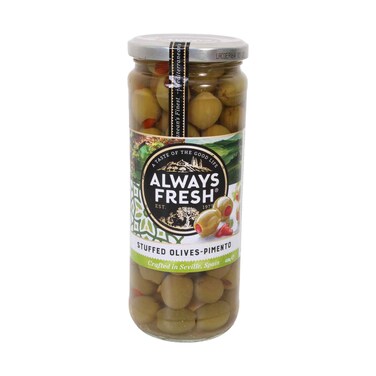 Always Fresh Pimiento Stuffed Olives 450g