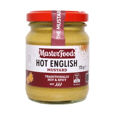 MasterFoods Hot English Mustard 175g