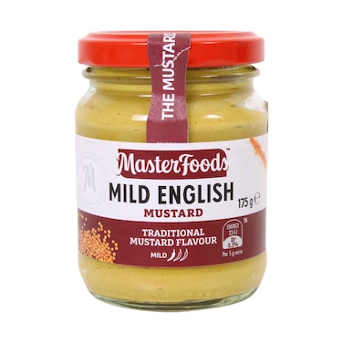 MasterFoods Mild English Mustard 175g