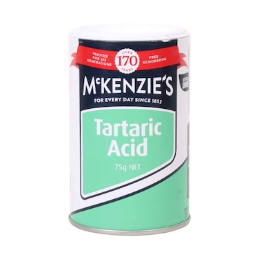 McKenzie's Tartaric Acid 75g