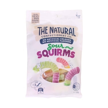 The Natural Confectionery Co. Sour Squirms Candy 180g