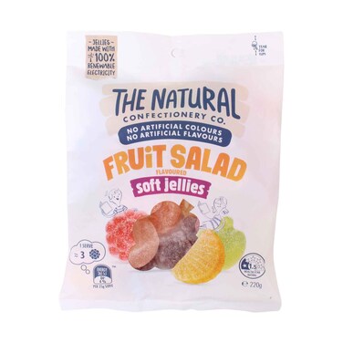 The Natural Confectionery Co. Soft Jellie Fruit Salad Candy 220g