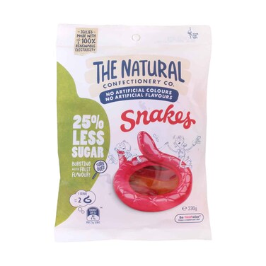 The Natural Confectionery Co. Snakes Candy 25% Less Sugar 230g