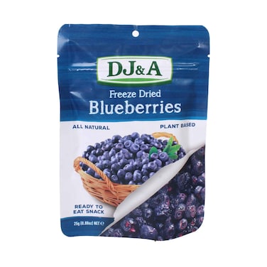 DJ&amp;A Freeze Dried Blueberries 25g