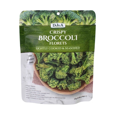 DJ&amp;A Crispy Broccoli Florets 25g