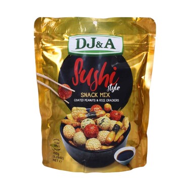 DJ&amp;A Sushi Style Snack Mix 150g