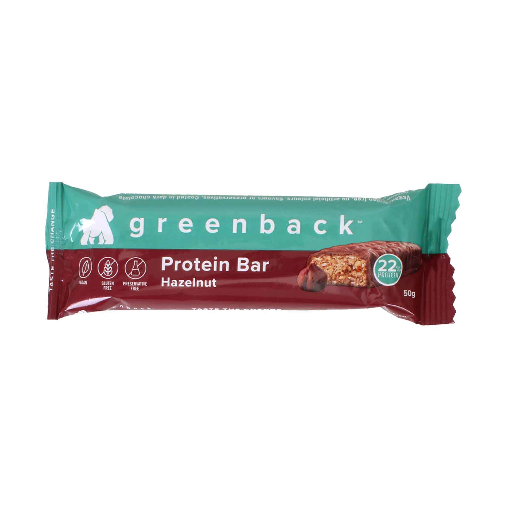 Greenback Protein Bar Hazelnut 50g