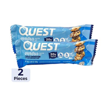 Quest Overload Cookie Commotion Protein Bar 20g x2 Pieces