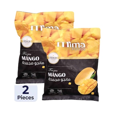 Mima Frozen Mango Chunks 400g x2 Pieces