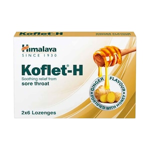 Himalaya Koflet Ginger Lozenges 12 Pieces