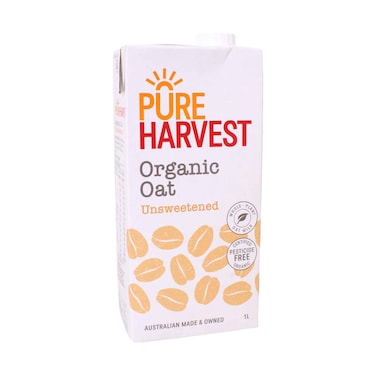 PureHarvest Organic Oat Milk Unsweetened 1L