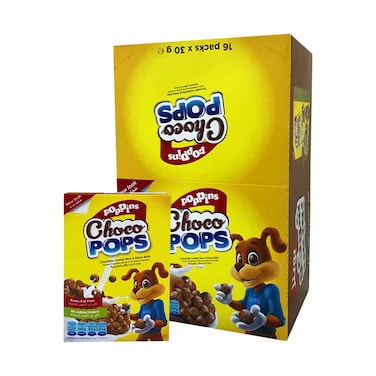 Poppins Choco Pops Tray 30g x16 Pieces