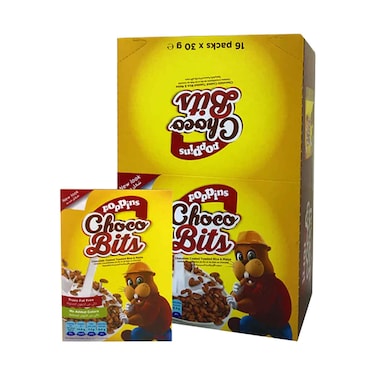 Poppins Choco Bits Tray 30g x16 Pieces