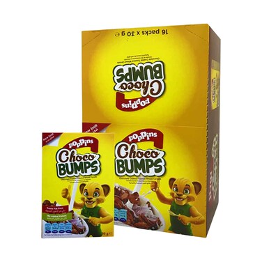 Poppins Choco Bumps Tray 30g x16 Pieces