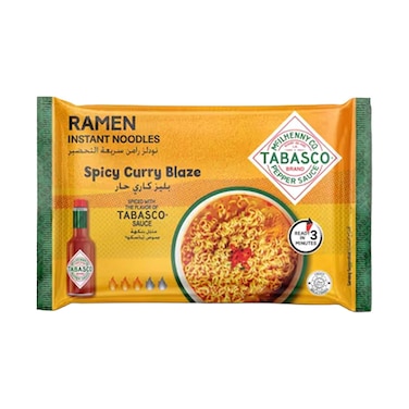 Tabasco Ramen Instant Noodles Spicy Curry Blaze Flavor 75g
