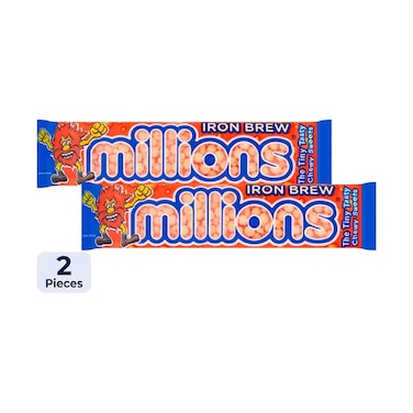 Millions Iron Brew Chewy Tiny Balls 40g x2 Pieces
